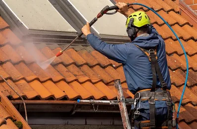 Démoussage et hydrofuge de toiture à Gouy